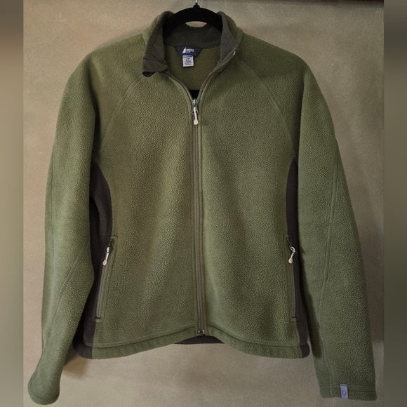 MEC | Women's Olive Green Fleece Jacket, Size S - Picture 2 of 9